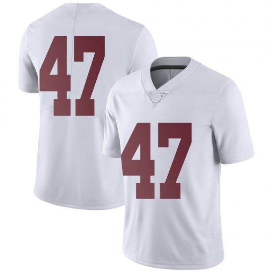 Alabama Crimson Tide Youth Byron Young #47 No Name White NCAA Nike Authentic Stitched College Football Jersey ZO16S65HG